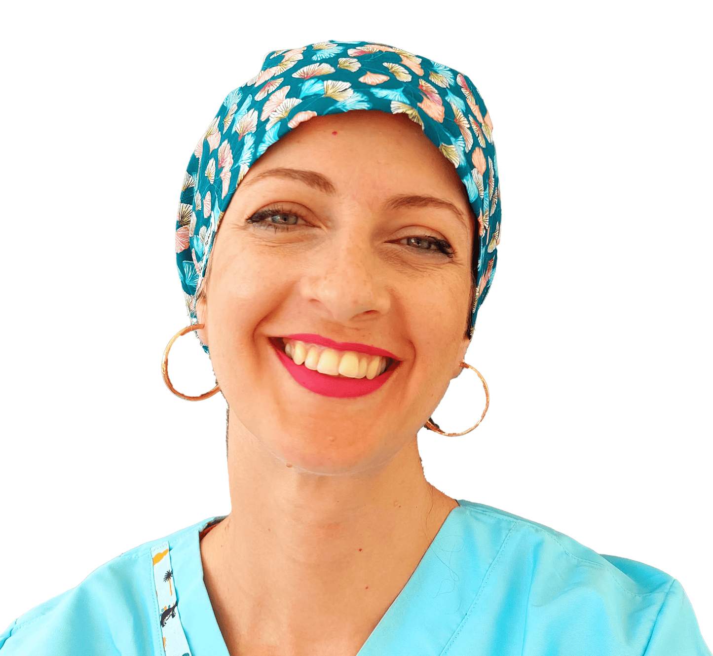 Floral Scrub Cap, Surgery Cap For Women