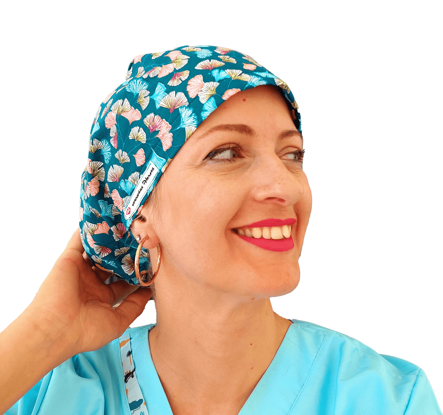 Floral Scrub Cap, Surgery Cap For Women