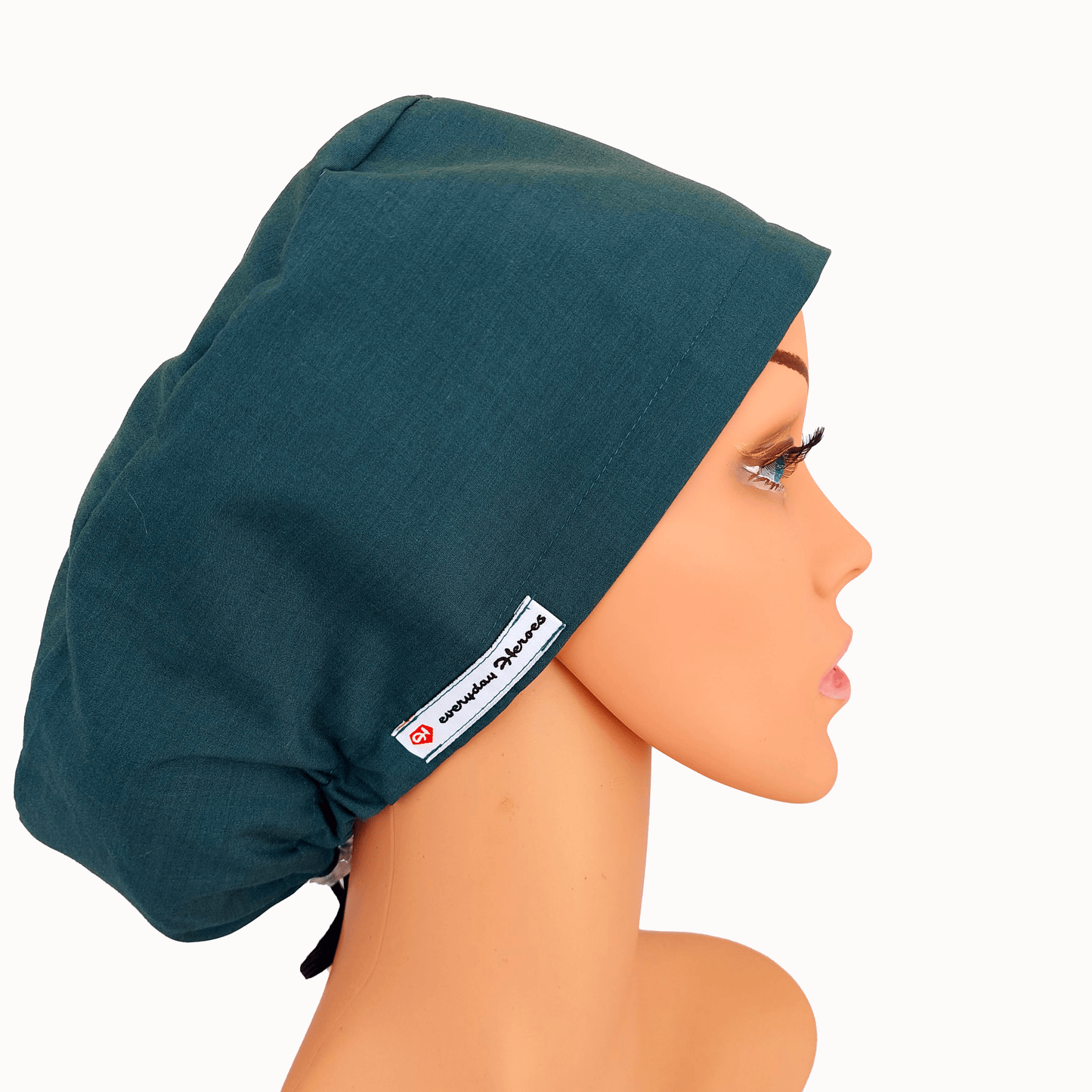 Custom Scrub Caps for Nurses-Solid Colors with Name Personalization-Satin Inside