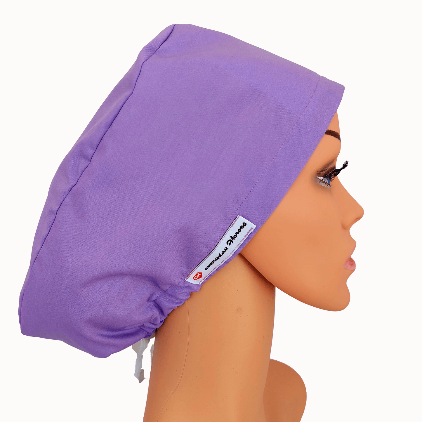 Custom Scrub Caps for Nurses-Solid Colors with Name Personalization-Satin Inside