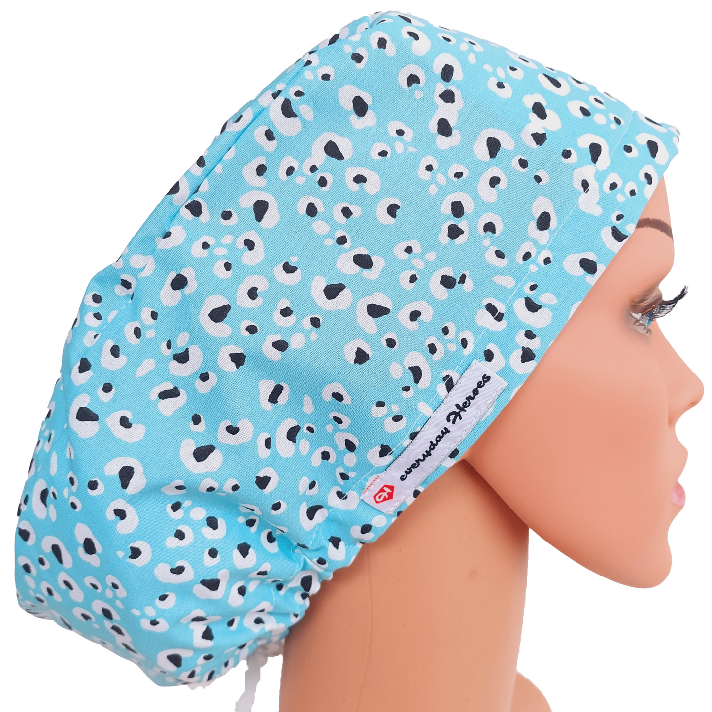 Scrub Cap -Surgical Cap Alternative Leopard - [scrub_hat]-[scrub_cap_for_women]-[surgical_cap]