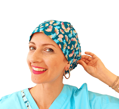 Floral Scrub Cap, Surgery Cap For Women