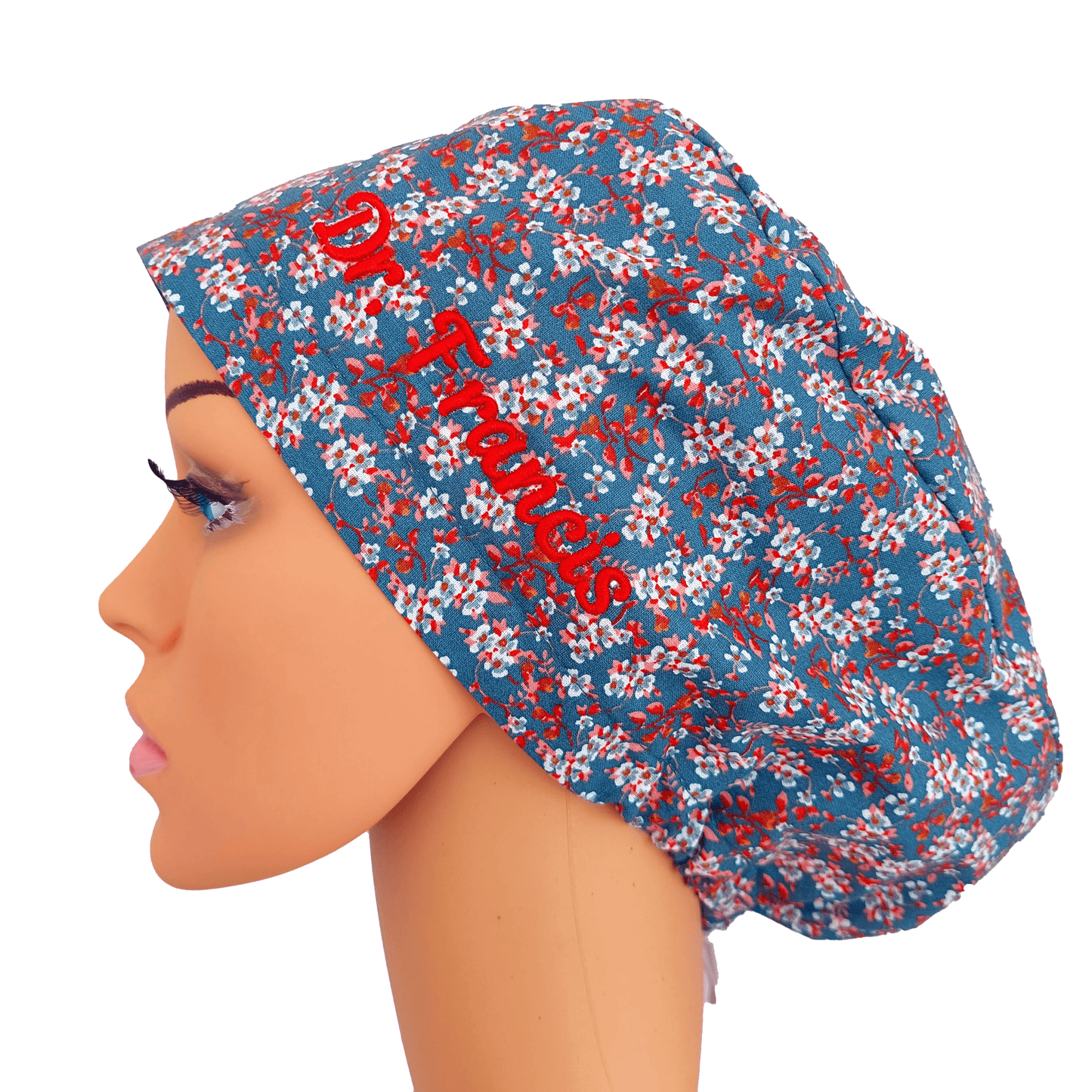 Name Embroidery Customization For Scrub Caps, Doctors Name On The Hat ! - [scrub_hat]-[scrub_cap_for_women]-[surgical_cap]