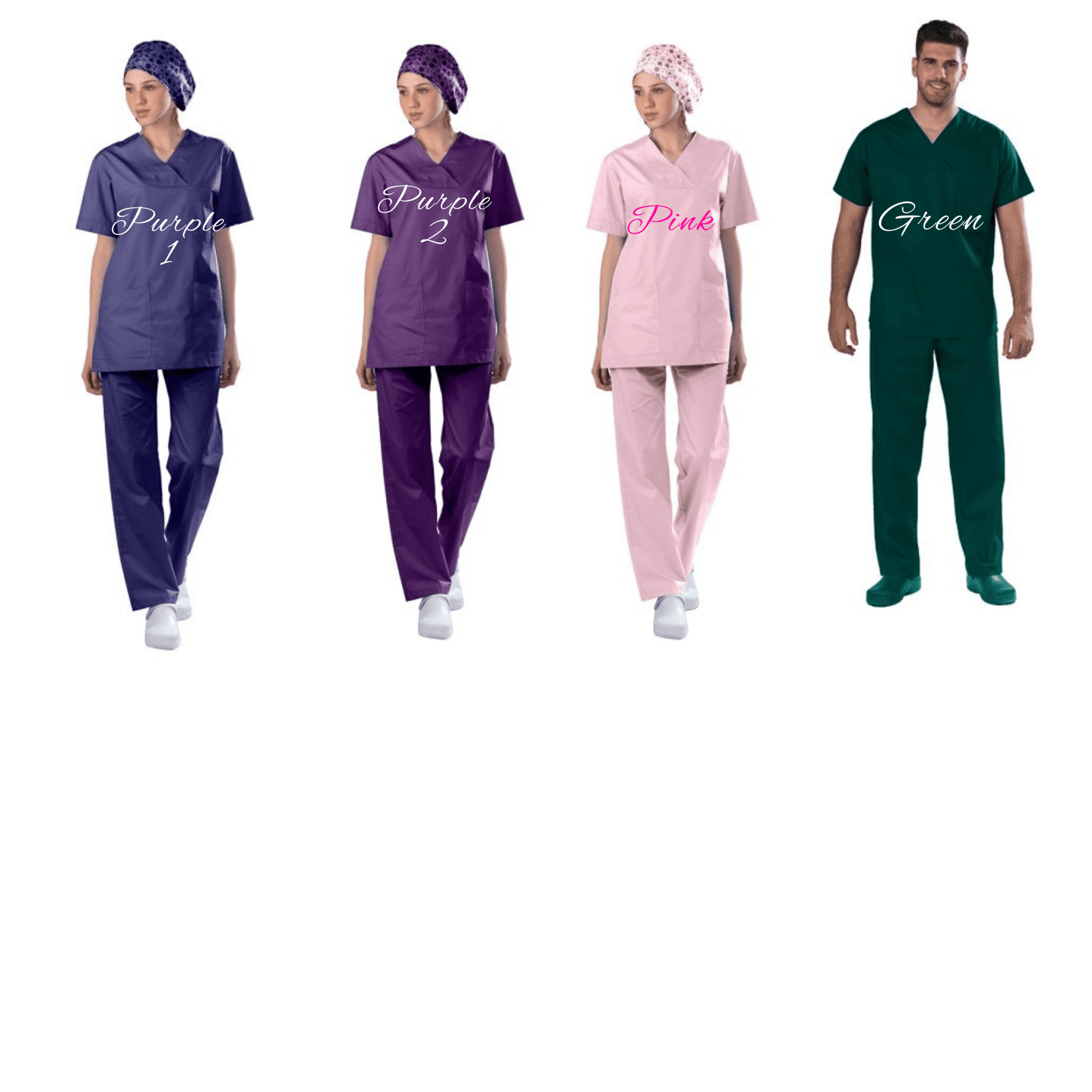 Profesional Scrubs-Name Personalization Scrub Set- Professional Medical Doctor Scrubs - [scrub_hat]-[scrub_cap_for_women]-[surgical_cap]