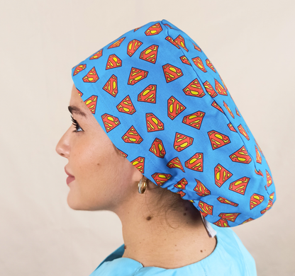 Super Heroes Scrub Cap For Women