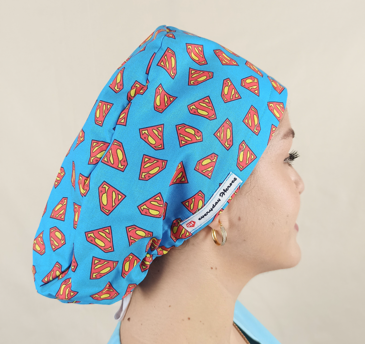 Super Heroes Scrub Cap For Women