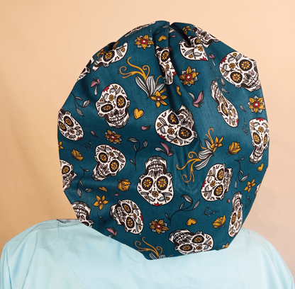 custom scrub cap bouffant for women