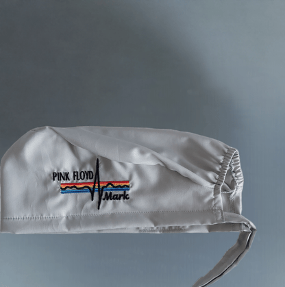 Pink Floyd Scrub Cap Mens Name Personalization Surgeons Scrub Hat Gift For Doctors.