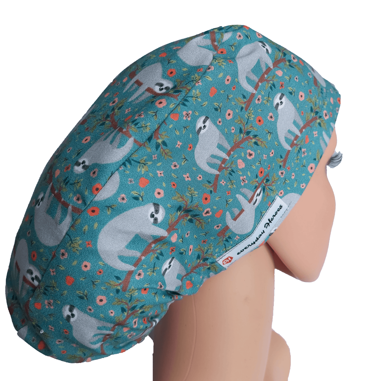 Sloths Scrub Cap - [scrub_hat]-[scrub_cap_for_women]-[surgical_cap]