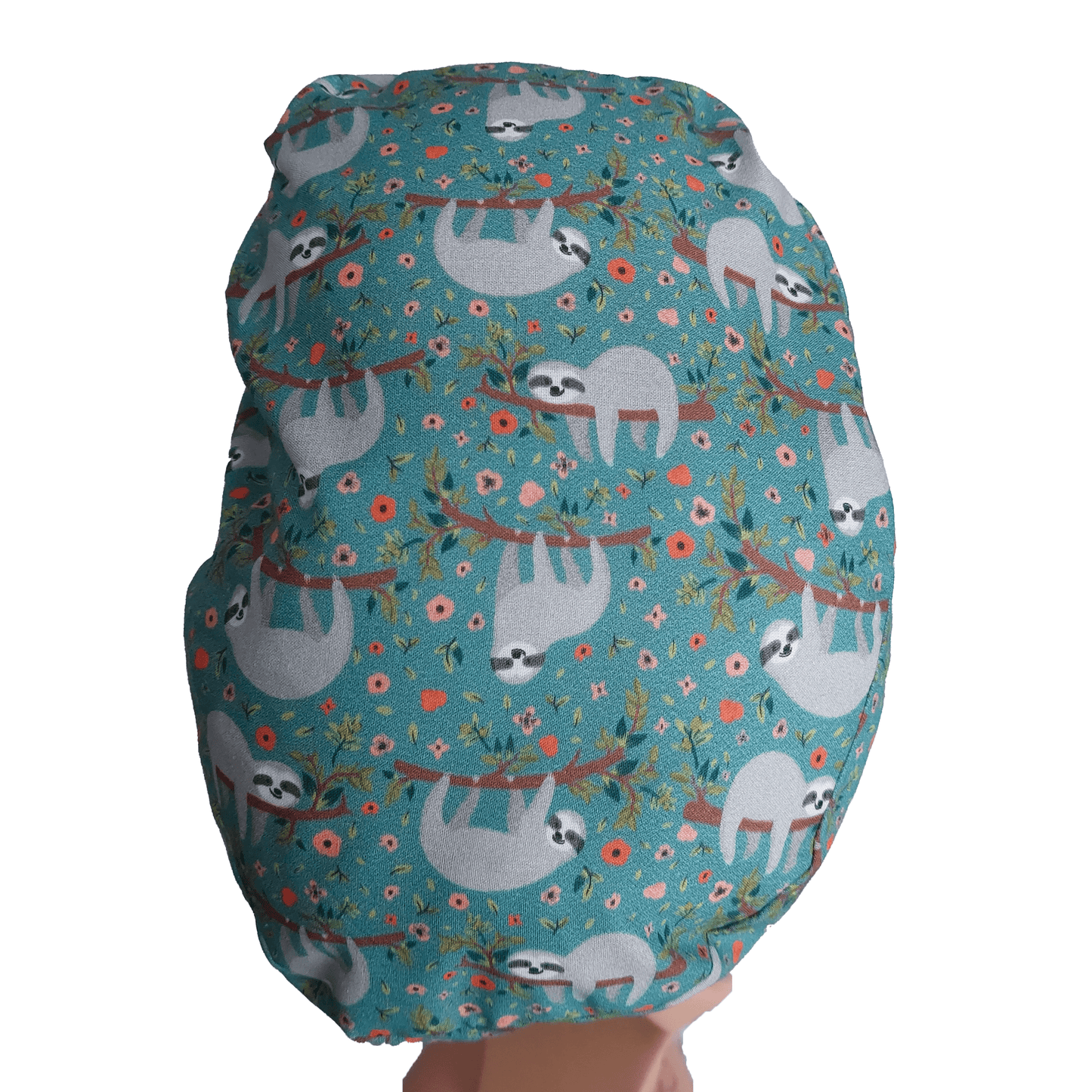 Sloths Scrub Cap - [scrub_hat]-[scrub_cap_for_women]-[surgical_cap]