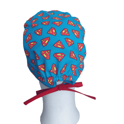 Scrub Caps Mens Superman - [scrub_hat]-[scrub_cap_for_women]-[surgical_cap]