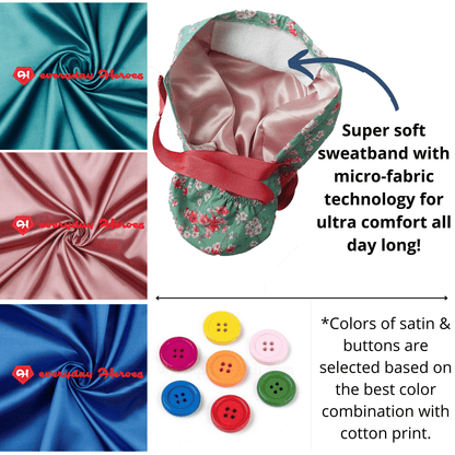 Ponytail Scrub Cap -  Surgical Cap - [scrub_hat]-[scrub_cap_for_women]-[surgical_cap]